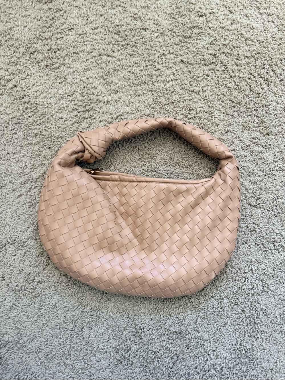 Woven Hobo Shoulder Bag